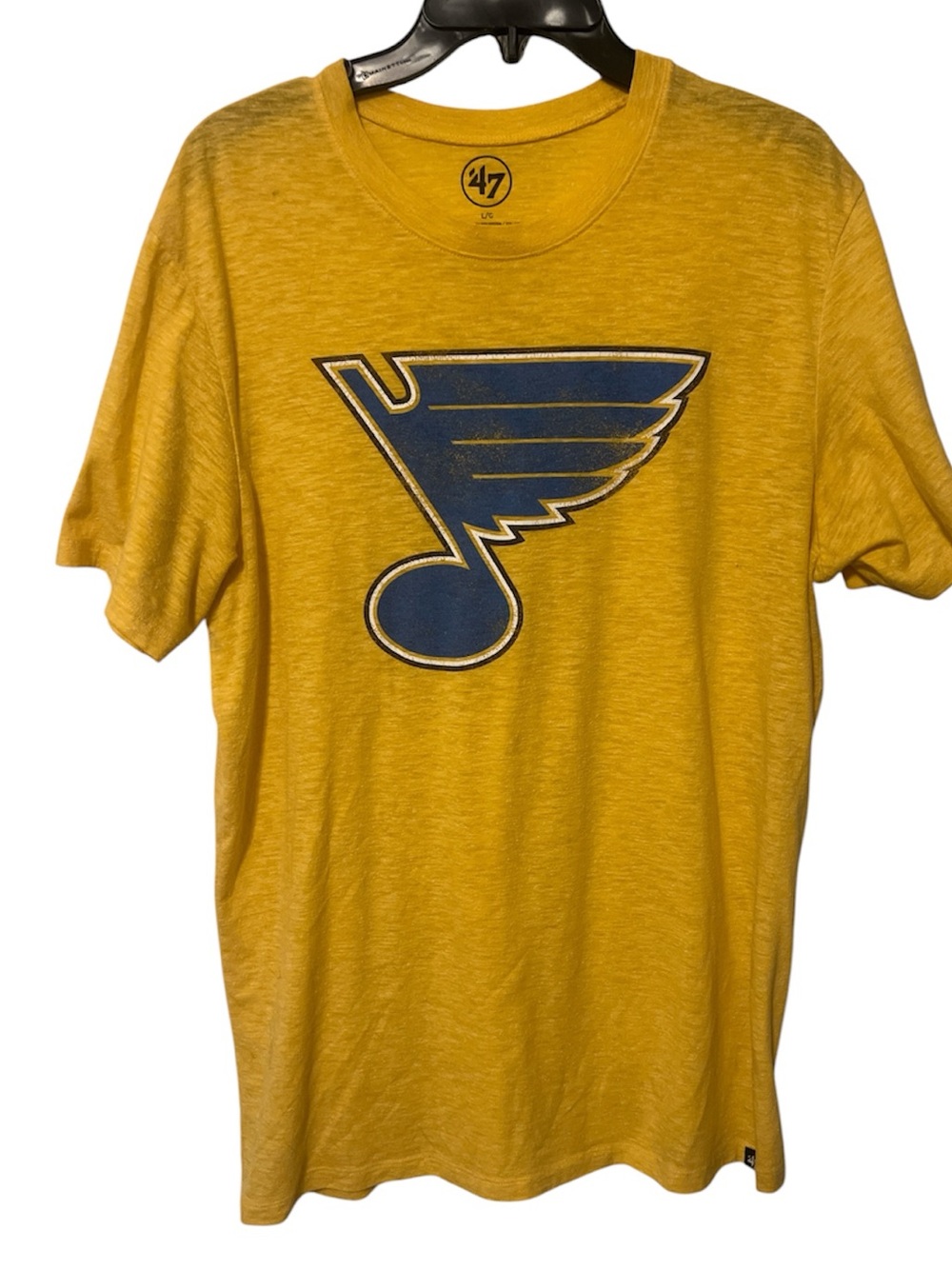 Men’s Yellow St. Louis Blues Logo T-Shirt